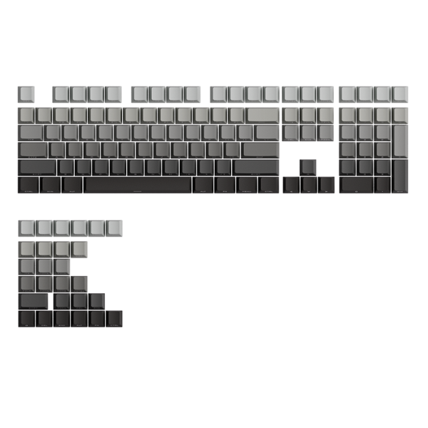 Black Gradient Keycap Set (135-Key)