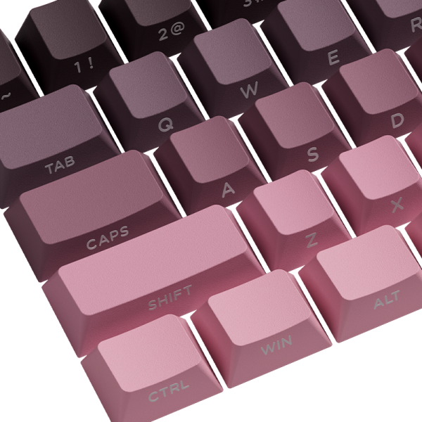 Black & Pink Gradient Keycap Set (135-Key) - Image 4