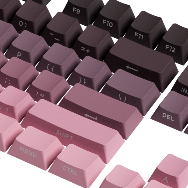 Black & Pink Gradient Keycap Set (135-Key) - Image 2