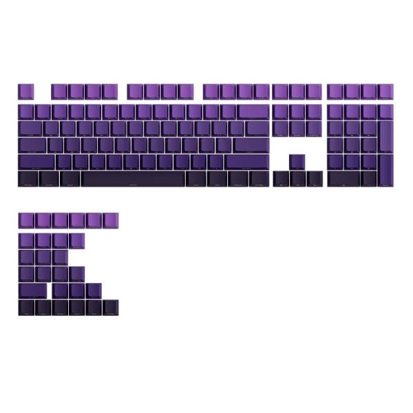 Purple Gradient Keycap Set (135-Key)