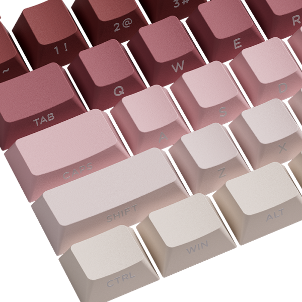 Rose Latte Gradient Keycap Set (135-Key) – Image 2