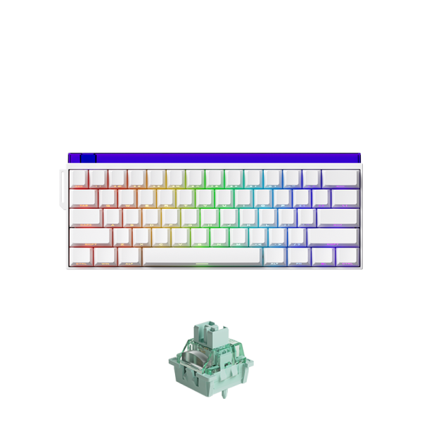 Veekos Shine60 Magnetic Switch Keyboard with Glare Switches Wired